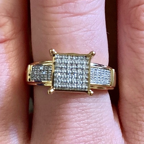 .78ct REAL BRILLIANT DIAMONDS 18K GOLD DESIGNER RING - Picture 6 of 13